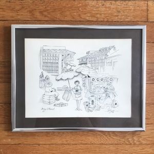 Print Bay Street by Elyse 77 Bahamas Open Market